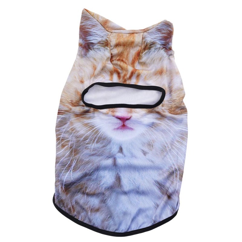 قناع وجه خارجي لحماية الشمس في الصيف بنمط حيوانات ثلاثي الأبعاد للطباعة الرقمية بالجملة، غطاء رأس مضاد للأشعة فوق البنفسجية